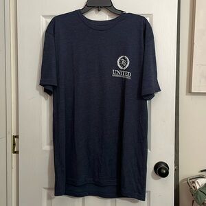 Men's navy blue 1776 UNITED "Liberty" t-shirt. Size XL